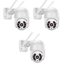 Kit 3 Câmera Ip yoosee ptz speed dome Prova D'água Infravermelho Externa Wifi Hd - Smart Câmera Kit 3 Câmera Ip yoosee ptz speed dome Prova D'água Infravermelho Externa Wifi Hd - Smart Câmera