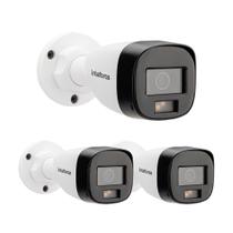 Kit 3 Câmera Multi HD 1 Megapixel 20m VHD 1120 B FULL COLOR Intelbras