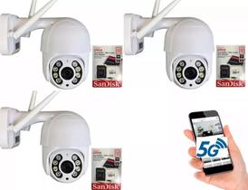 Kit 3 Camera Wifi 5g Yoosee Ip + 3 Cartão De Memória Sd 32gb Kit 3 Camera Wifi 5g Yoosee Ip + 3 Cartão De Memória Sd 32gb