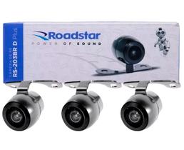 Kit 3 Câmeras De Ré Roadstar Dinâmica Tipo Borboleta - RS203BR