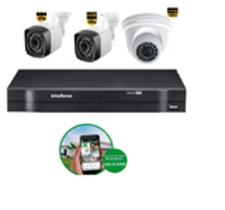 Kit 3 Câmeras De Segurança 2 MP Full Hd 1080p Dvr Intelbras mhdx Full Hd S/HD Kit 3 Câmeras De Segurança 2 MP Full Hd 1080p Dvr Intelbras mhdx Full Hd S/HD
