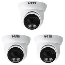 Kit 3 cameras dome starcolor hb707 4x1 3.6mm 2mp led hb tech Kit 3 cameras dome starcolor hb707 4x1 3.6mm 2mp led hb tech