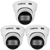 Kit 3 Câmeras HDCVI 4K 8 Megapixel 20m VHD 5820 D 4K Intelbras
