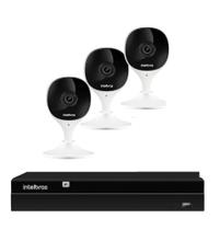 Kit 3 Câmeras IMX Full Hd Wi-fi Sem Hd E Nvd 1304