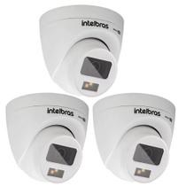 Kit 3 Câmeras Intelbras Multi Hd 20m Vhd 1120 D Full Color