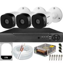 Kit 3 Câmeras Intelbras Vhl 1220b Full Hd Dvr 4Ch Hd 1Tb Kit 3 Câmeras Intelbras Vhl 1220b Full Hd Dvr 4Ch Hd 1Tb