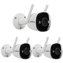 Kit 3 Câmeras Inteligente Wi-Fi Full HD Com Zoom e Áudio iM5+ FULL COLOR Intelbras
