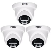 Kit 3 cameras internas dome 20m 4x1 star plus imagens noturnas coloridas 2,8mm Kit 3 cameras internas dome 20m 4x1 star plus imagens noturnas coloridas 2,8mm