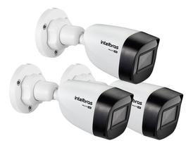 Kit 3 Câmeras Multi Hd 1 Mega 20m Vhd 1120 B G6 Intelbras