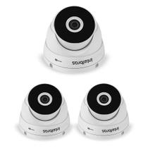 Kit 3 Câmeras Multi HD 1 Megapixel 3.6mm 30m VHD 3130 D G7 Intelbras