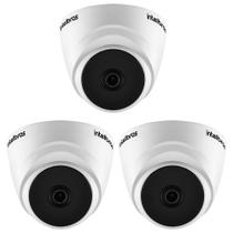 Kit 3 Câmeras Multi HD 2 Megapixels 20m VHD 1220 D Intelbras