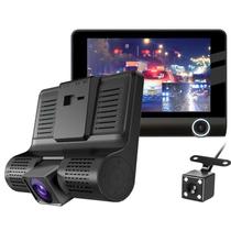 Kit 3 Cameras Veicular Interna Frontal Ré Filmadora Automotiva Dashcam B28 Full Hd Veicular Carro Segurança Taxi Uber