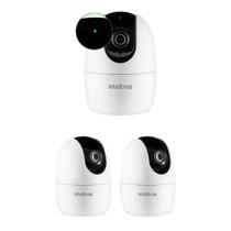 Kit 3 Câmeras Wi-Fi Inteligente 360 Com Alarme e Armazenamento em Nuvem iM4 C Intelbras