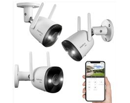 Kit 3 Câmeras Wifi Im5+ Full Color Colorida Fullhd Intelbras