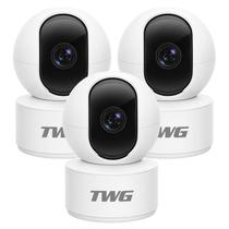 Kit 3 cameras wifi robo 2mp audio bi direcional auto traking microfone Kit 3 cameras wifi robo 2mp audio bi direcional auto traking microfone