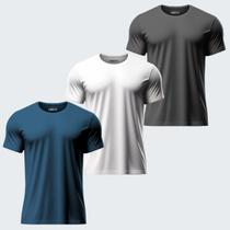 Kit 3 Camisa Dry Fit Academia Térmica Uv Passeio Praia Leve