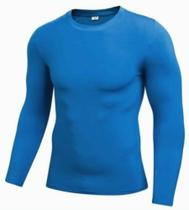 Kit 3 Camisa Gola Baixa Careca Premium Masculino com Manga Longa Proteção Solar