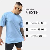 Kit 3 Camisa Oversized Algodão 30.1 Gola Alta casual e confortavel