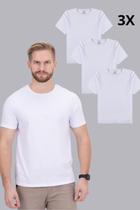 Kit 3 Camisas Básicas Adulto Mescla Kit 3 Camisas Básicas Adulto Mescla