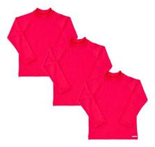 Kit 3 Camisas Blusas Manga Longa Proteção Solaruvinfantil
