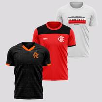 Kit 3 Camisas Flamengo Masculina - Braziline