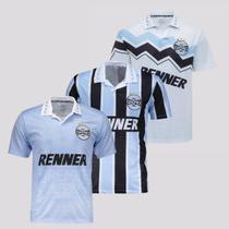 Kit 3 Camisas Grêmio Retrô 1995
