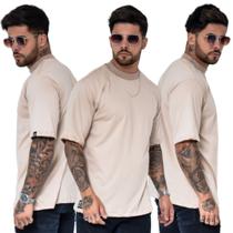 Kit 3 camisas oversized masculina a pronta entrega