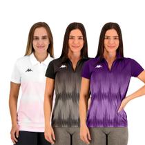 Kit 3 Camisas Polo Kappa Eloise Feminina