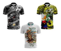 Kit 3 Camisas Quebrada Chave De Favela