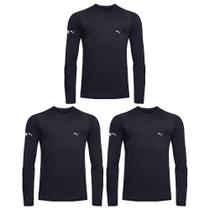 Kit 3 Camisas Térmicas Puma UV50+ Manga Longa Infantil Kit 3 Camisas Térmicas Puma UV50+ Manga Longa Infantil
