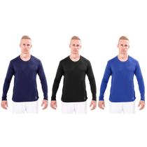 Kit 3 Camisas Térmicas Selene Proteção UV50+ Masculina