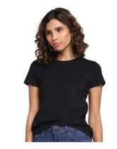 KIT 3 Camiseta Baby Look Feminina Malwee Original Algodão