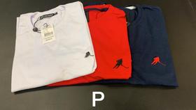 Kit 3 Camiseta Básica Gola Arredondada