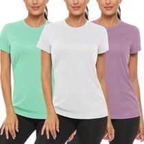 Kit 3 Camiseta Camisa Dryfit Feminina Treino Academia Casual