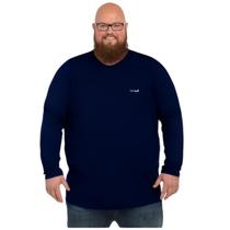 Kit 3 Camiseta Camisa Plus Size Manga Longa Uv Extra Grande Termica Kit 3 Camiseta Camisa Plus Size Manga Longa Uv Extra Grande Termica
