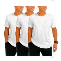 Kit 3 Camiseta Dry Fit Esportivo Para Treino Academia Corrida Esportes Básica Tecido Leve