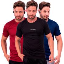 Kit 3 Camiseta Dry fit Masculina Academia Treino Corrida