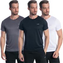 KIT 3 Camiseta Dryfit Masculina Treino Academia Esportes