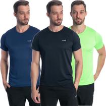 KIT 3 Camiseta Dryfit Masculina Treino Academia Esportes