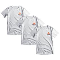 Kit 3 Camiseta Faculdade Anhanguera Unissex Nome Do Curso