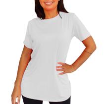 KIT 3 Camiseta Feminina De Academia Longline Veste Legging Cobre Bumbum Fitness Proteção UV - Primus