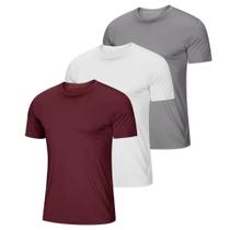 Kit 3 Camiseta Masculina Gola Careca Redonda Adicionar aos favoritos - WEBDD
