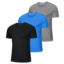 Kit 3 Camiseta Masculina Gola Careca Redonda Adicionar aos favoritos - WEBDD