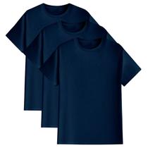 Kit 3 Camisetas Algodão Peruano Huxter Azul Marinho Kit 3 Camisetas Algodão Peruano Huxter Azul Marinho