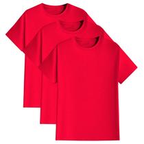 Kit 3 Camisetas Algodão Peruano Huxter Vermelho