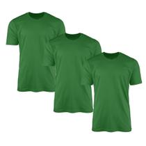 Kit 3 Camisetas AMGK Masculina Lisa Básica 100% Algodão