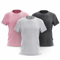 Kit 3 Camisetas Básicas Casuais Masculina Sem Estampa Slim Fit
