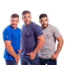 Kit 3 Camisetas Básicas Estilo Rei Original Algodão Macio Confortável 40% OFF