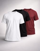 Kit 3 Camisetas Básicas Masculinas 100 Algodão Alta Qualidade