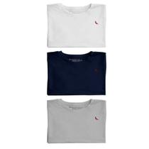 Kit 3 Camisetas Brasa Reserva Mini
